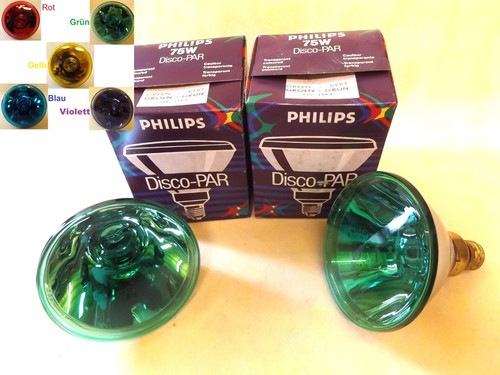Philips disco par 38 verde - disco,